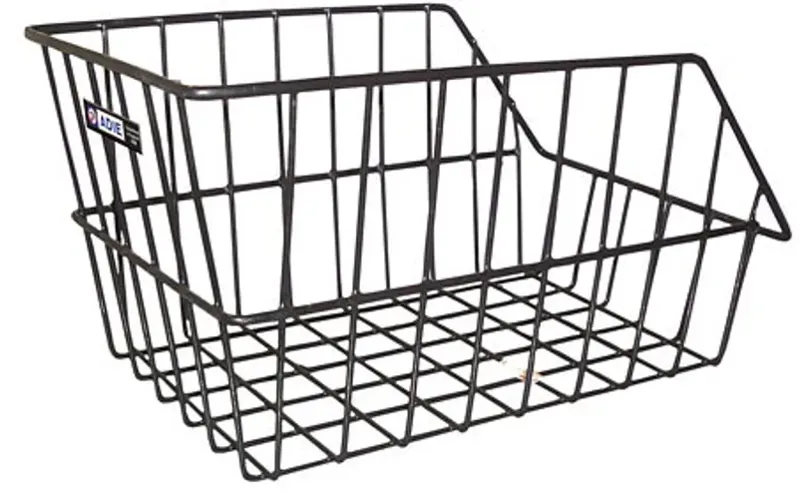 Adie Large Wire Rear Basket in Black