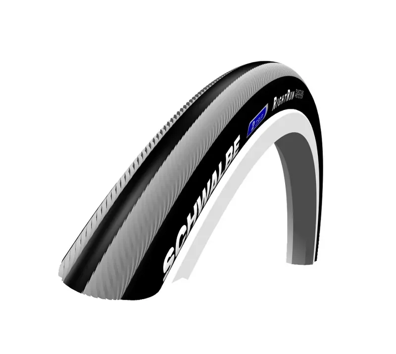 Schwalbe Rightrun Grey Striped K-Guard Tyre - 24x1.00 25-540