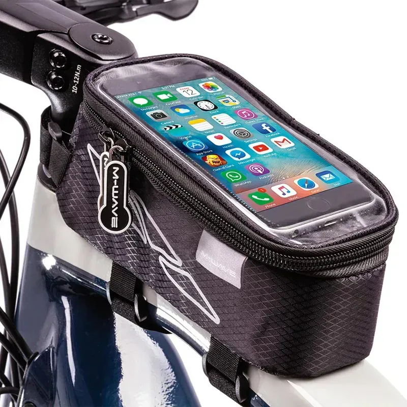 M-Wave Rotterdam Top Tube Bag In Black-1
