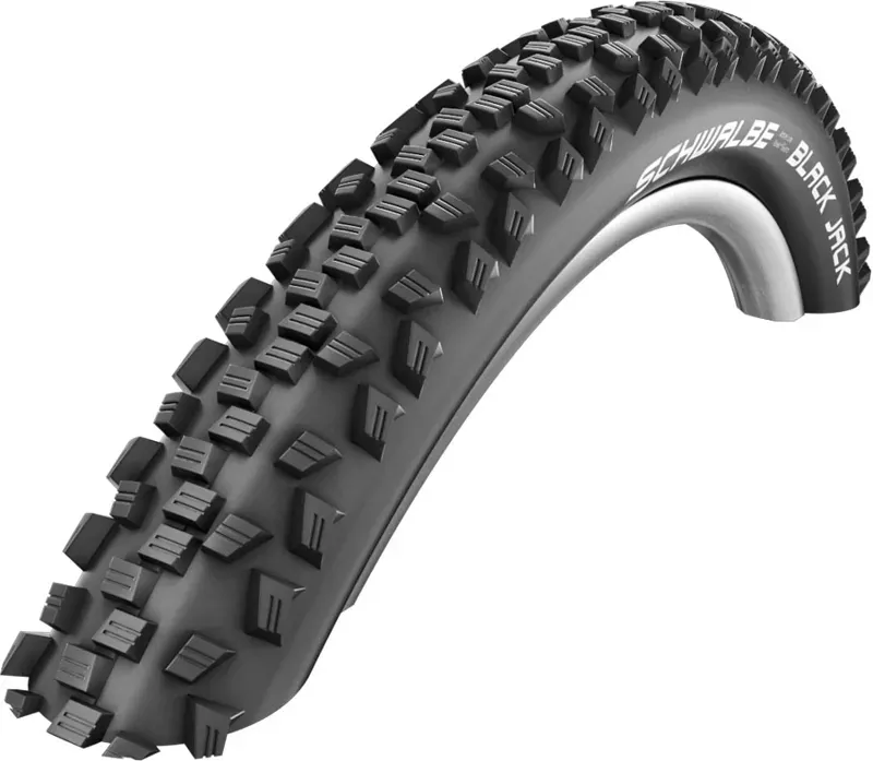 Schwalbe Black Jack Active Line K. Guard SBC Cmpd. Rigid Tyre in Black
