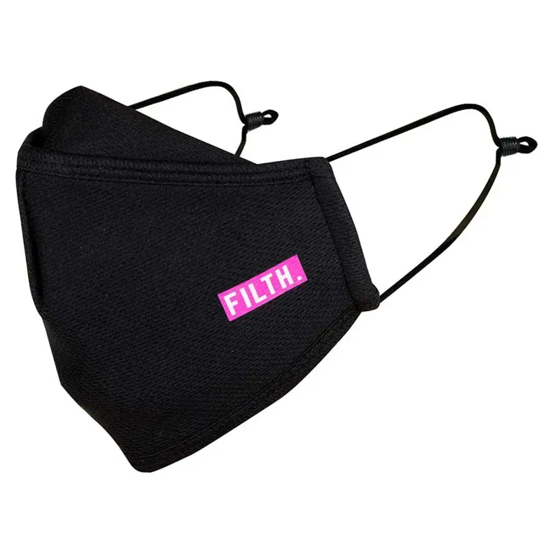 FILTH REUSABLE FACE MASK BLACK- L