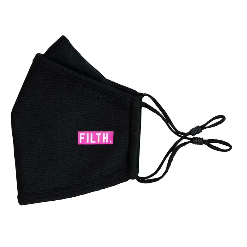 FILTH REUSABLE FACE MASK BLACK- L-1