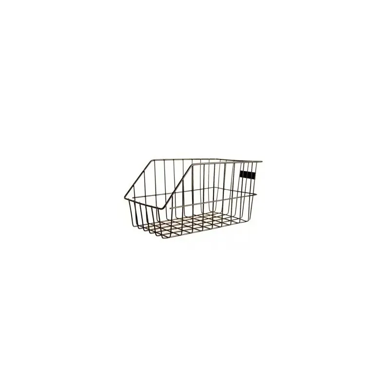 Adie Large Wire Rear Basket in Black-1