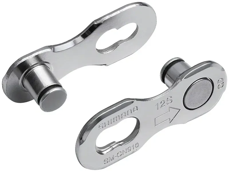 Shimano Spares SM-CN910-12 Quick Link 12-speed 50-pack in Silver-1