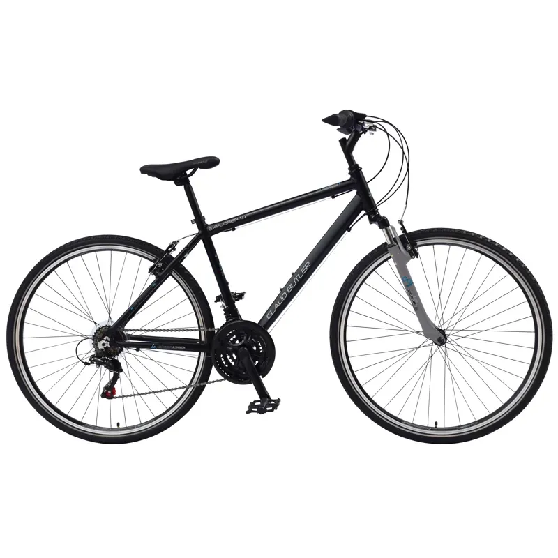 Claud Butler Explorer 1.0 Hybrid Bike in Black