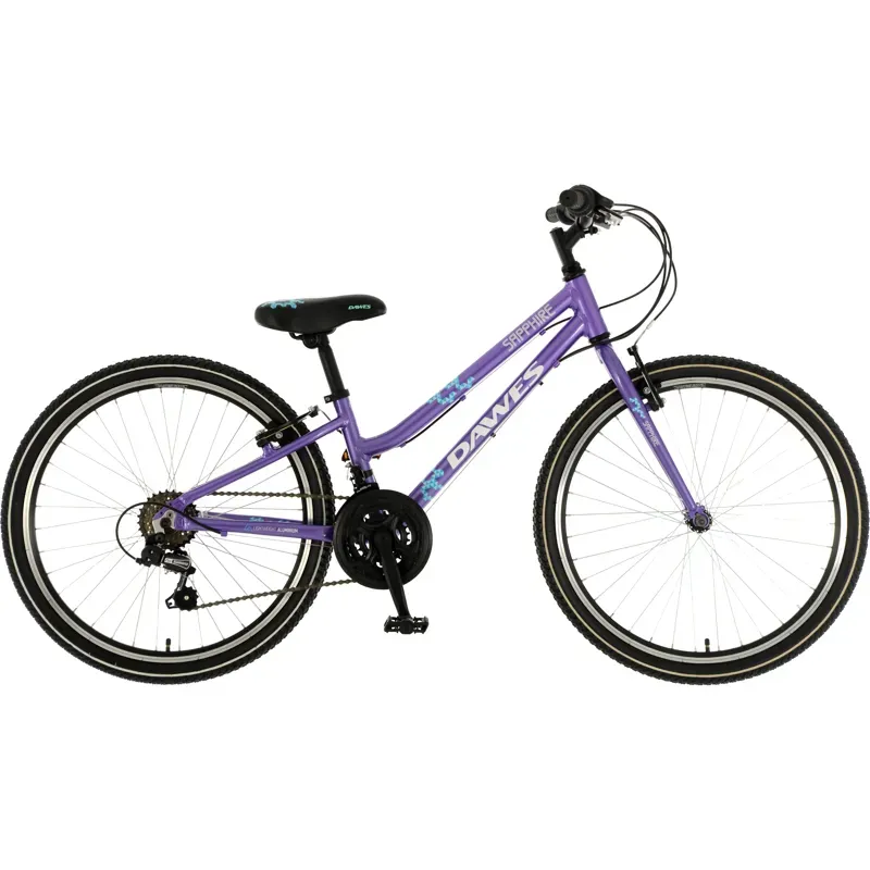 Dawes Sapphire 24in Childrens Bike in Purple