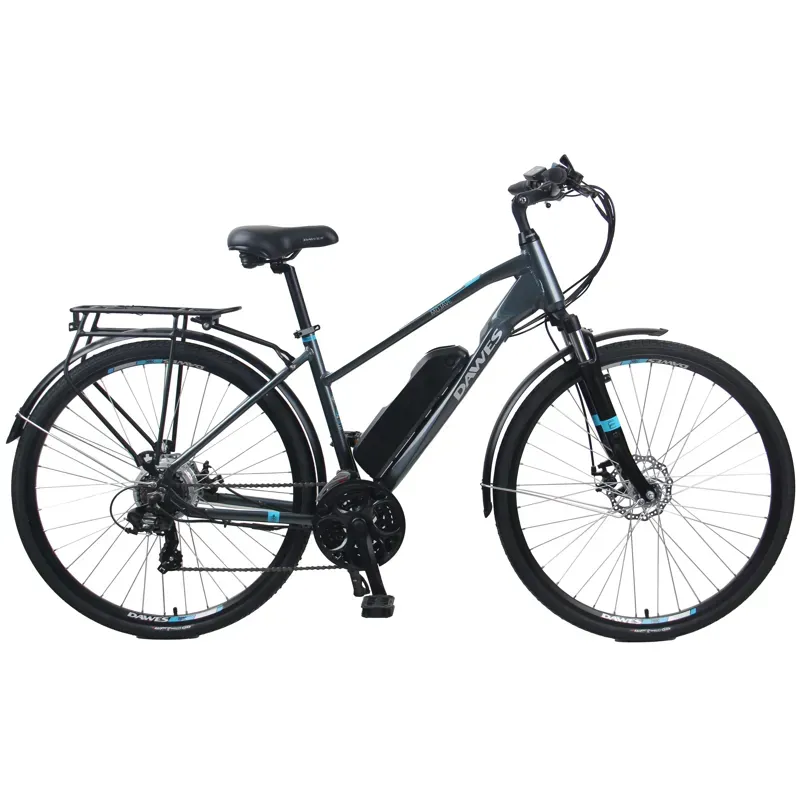 Dawes Mojav-E Electric Hybrid Bike in Grey