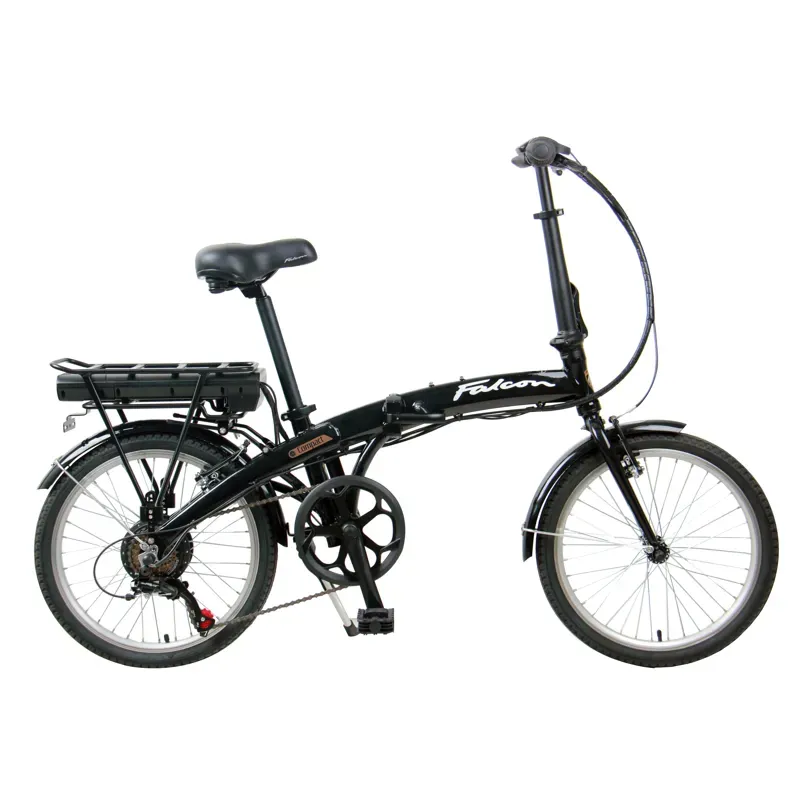 Falcon Compact 20in Electric Folding Bike in Black
