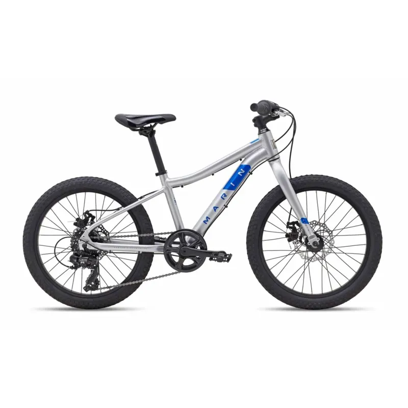 Marin Hidden Canyon 20in Kids Bike in Gloss Silver/Blue