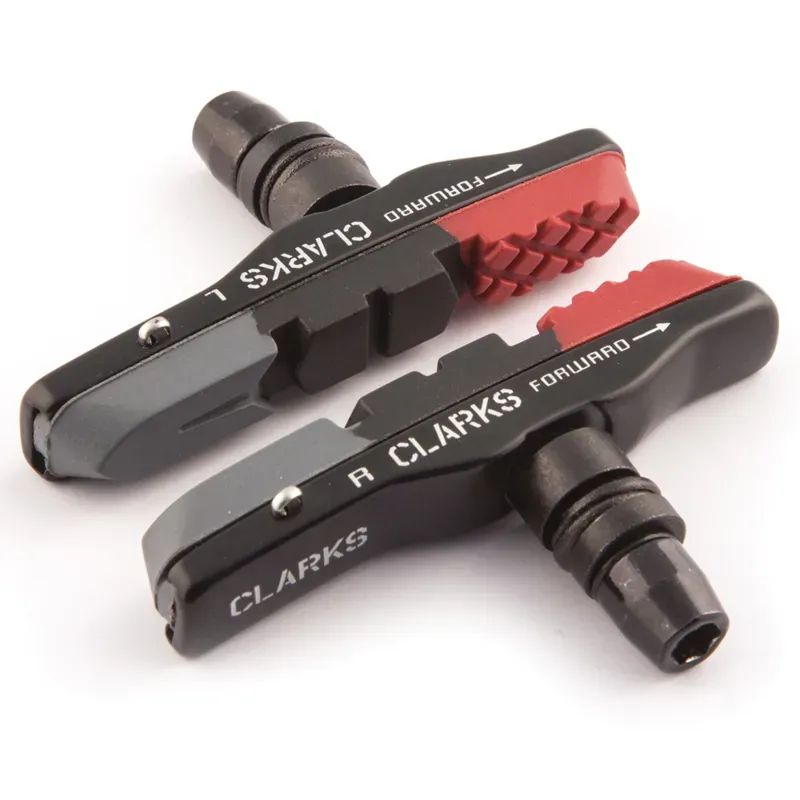 Clarks Elite 72mm MTB V-Brake Pads w/Aluminium Holder in Black