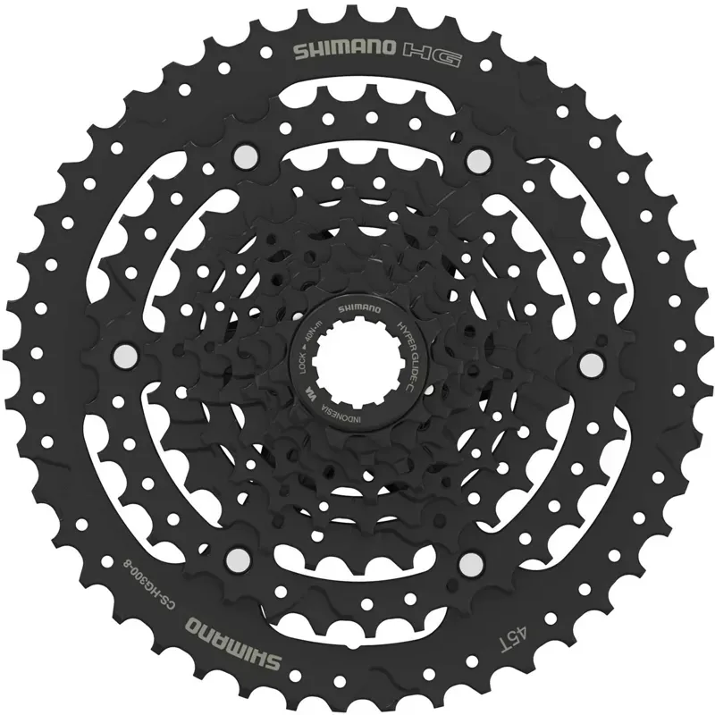 Shimano Essa CASS HG300 8spd 11-45t Cassette in Black