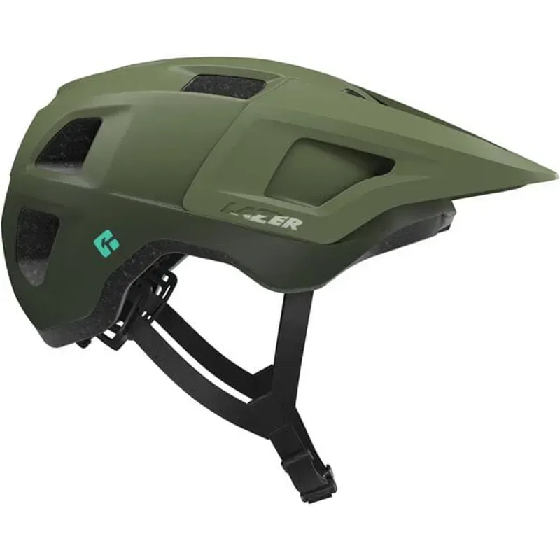 Lazer Finch KinetiCore Youth Helmet in Fern