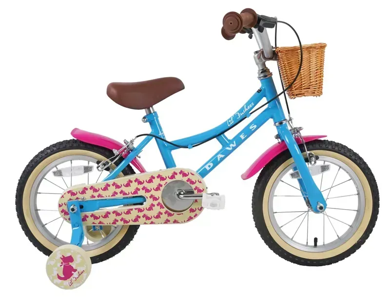 Dawes Lil Duchess 14in Kids Heritage Bike in Blue