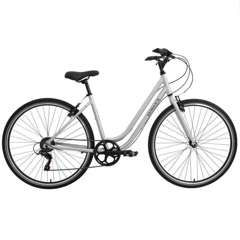 Dawes Venture 1.0 Low Step Hybrid Bike in Silver