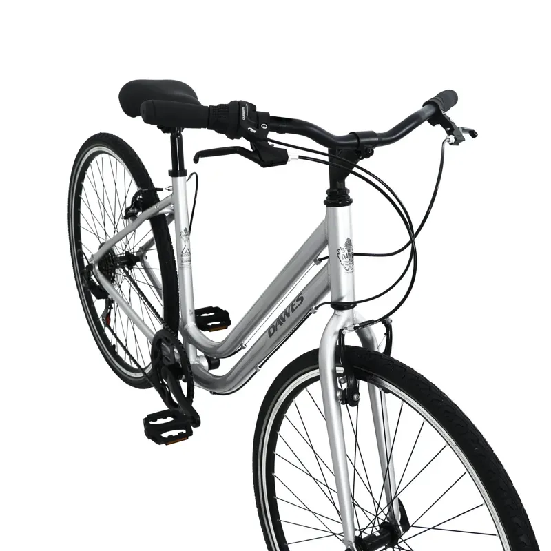 Dawes Venture 1.0 Low Step Hybrid Bike in Silver-1