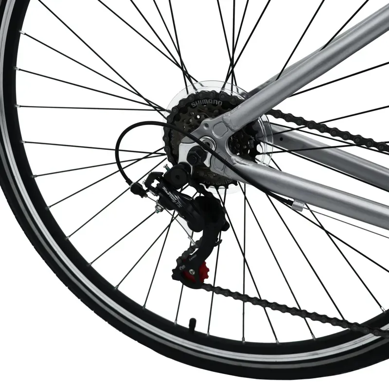 Dawes Venture 1.0 Low Step Hybrid Bike in Silver-2