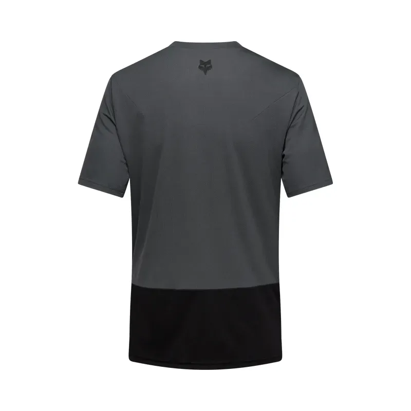 Fox Ranger Wordmark Jersey in Dark Shadow Grey-1