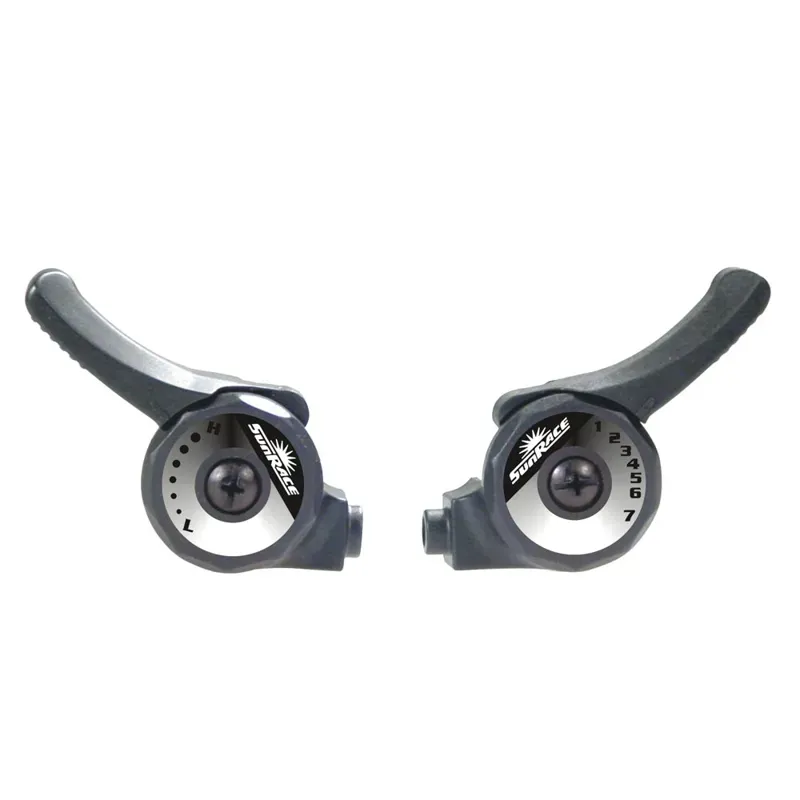 Sunrace SLM2T Above Bar 6-speed Thumb Shifter in Grey