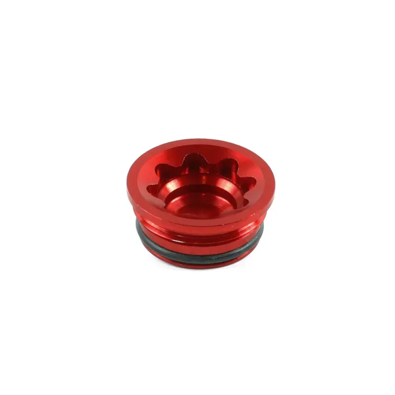 Hope E4 Small Replacement Bore Cap in Red
