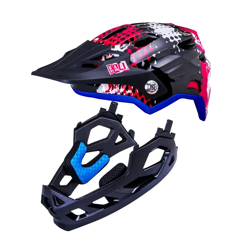 Kali Child Maya Full Face Helmet in Red-1