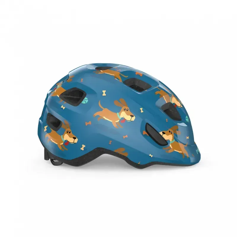 Met Kids Hooray Bike Helmet in Dark Blue-2