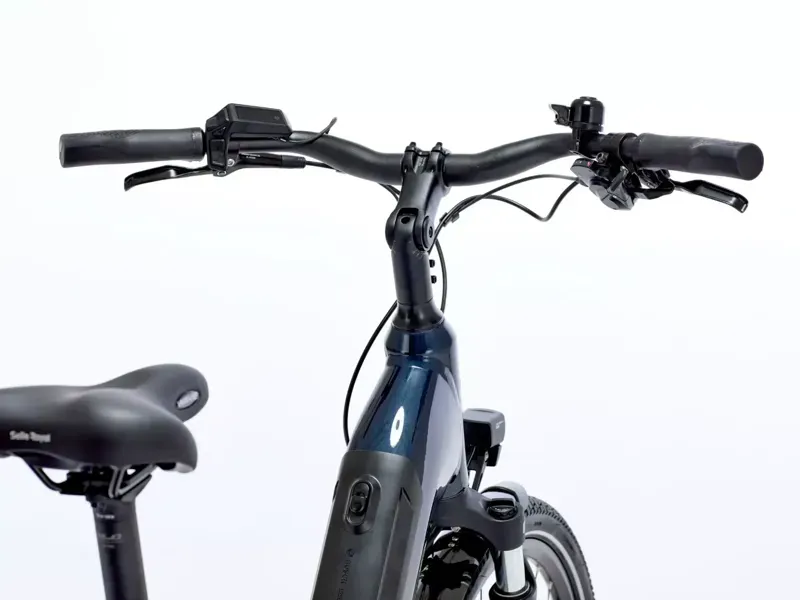 Raleigh Motus Hub Gear Low Step E-Hybrid Bike in Night Blue-2