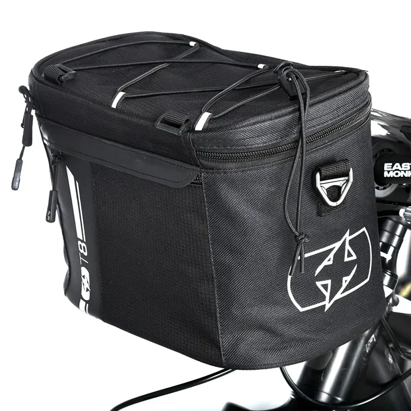 Oxford T8 QR 8-litre Handlebar Bag in Black-2