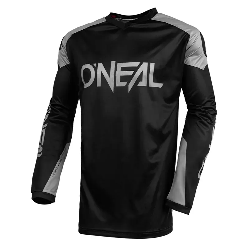 O'Neal Matrix Ridewear Long Sleeve Jersey in Black/Grey