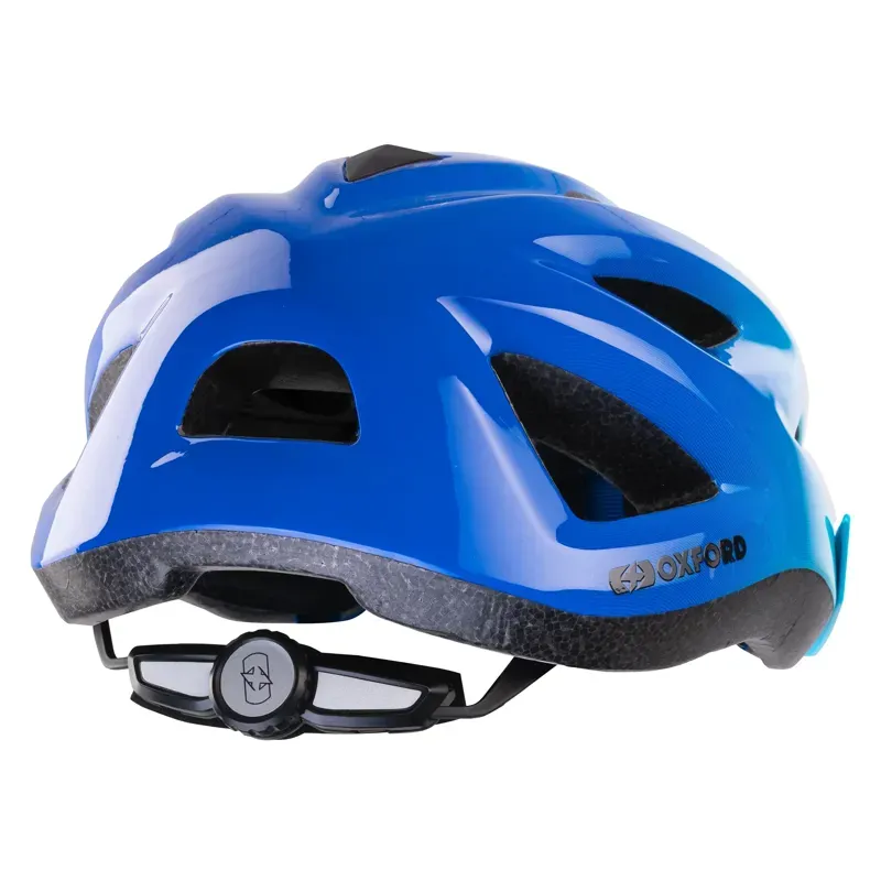 Oxford Helio 52-57cm Junior Cycle Helmet in Gloss Blue-1