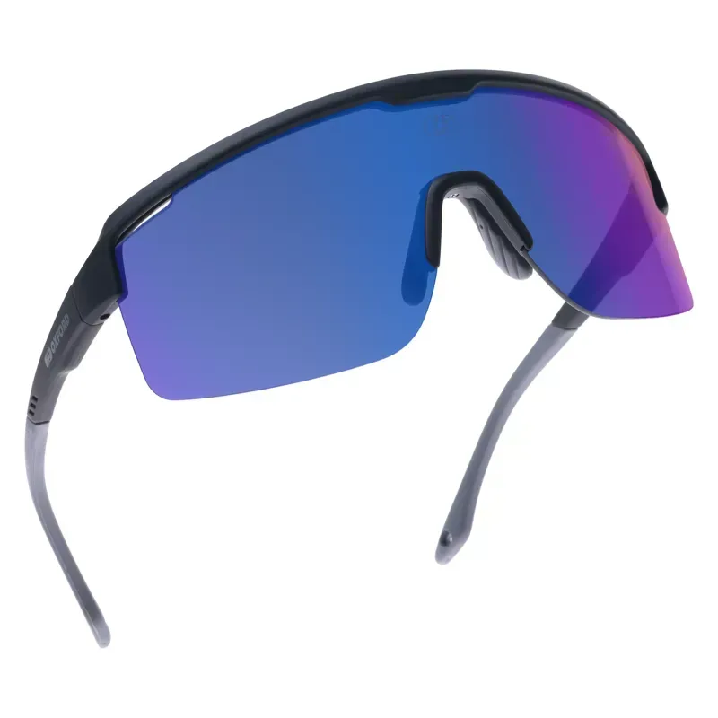 Oxford Pave Sunglasses in Black/Blue Mirror Lens-1