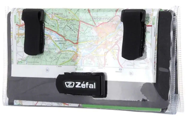 Zefal Doomap Waterproof PVC Map Holder in Clear