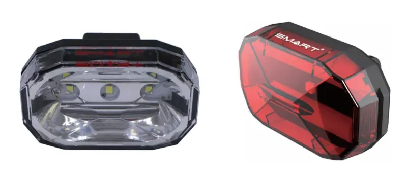 Smart Diamond 3 White-LED Front Light 3-LED Rear Twinset