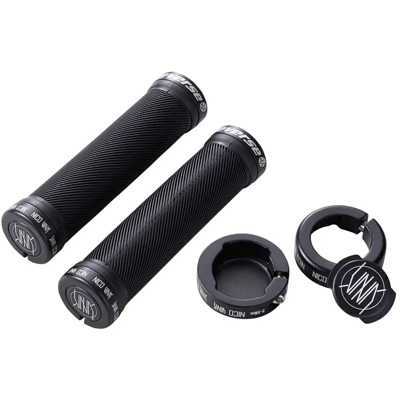 Reverse Nico Vink 30mm Lock-On Grips in Black/Black