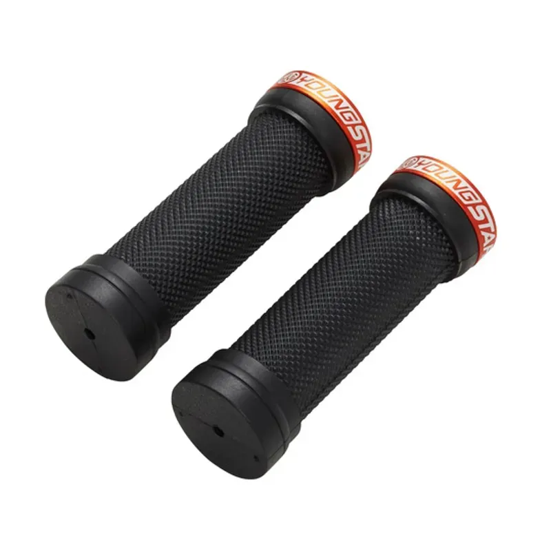 Reverse Youngstar Single Lock-on 28mm Grips in Black/Orange