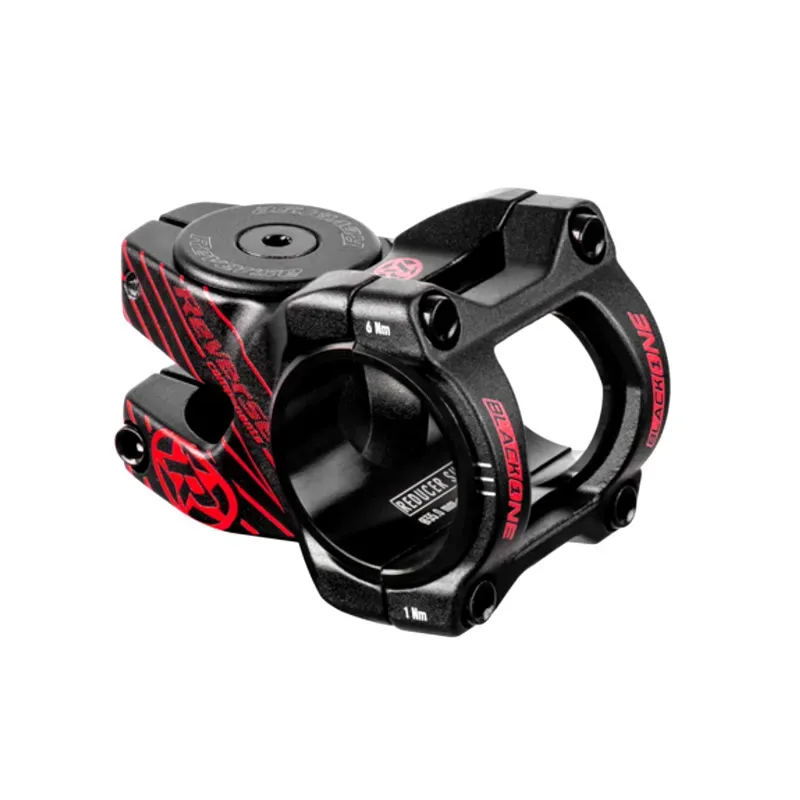 Reverse Black One D-2 31.8/35.0 35mm Stem in Black/Red