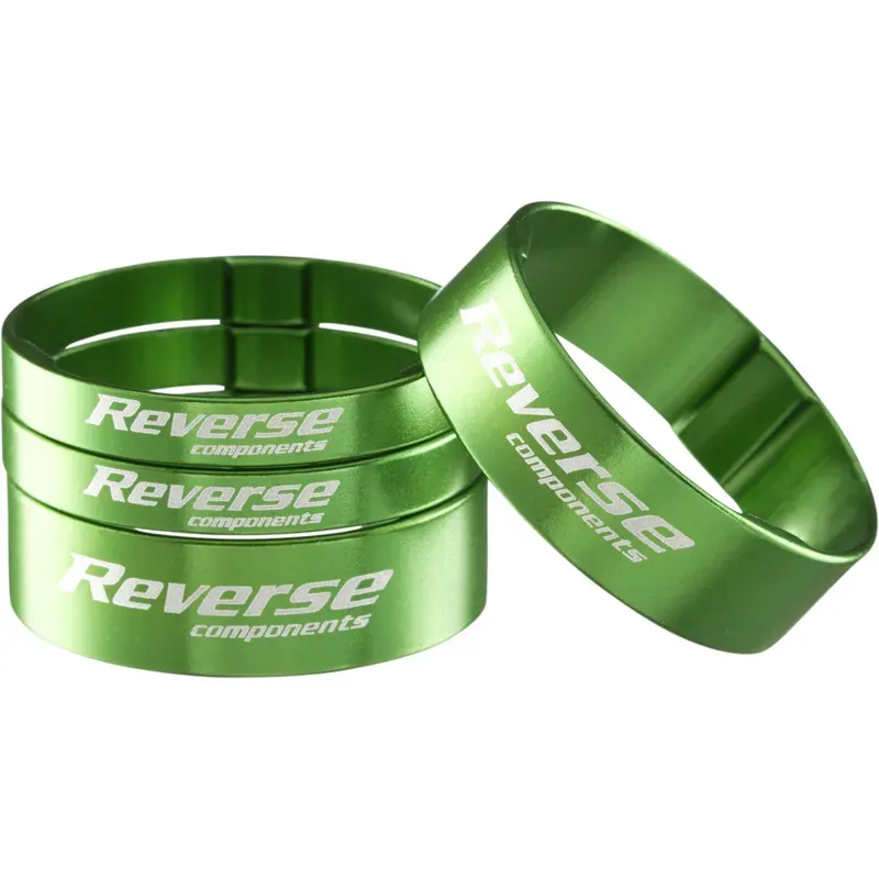 Reverse Ultralight Headset 4-pack Spacer Set in Green