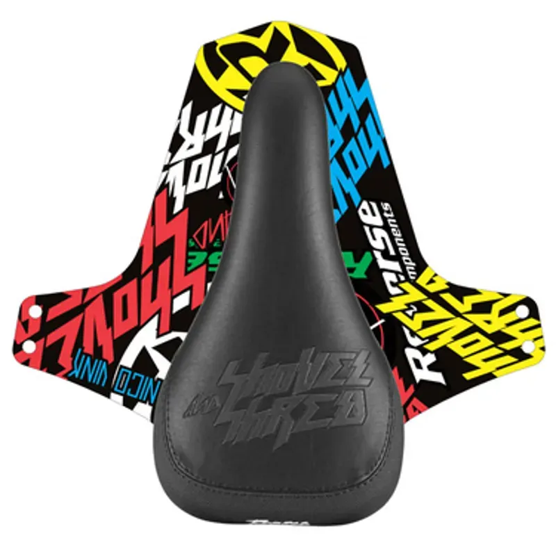 Reverse Nico Vink Shovel and Shred Saddle in Black/Stealth