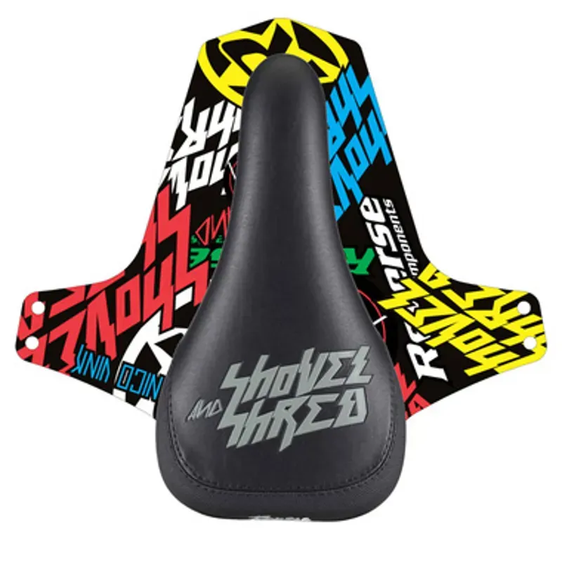 Reverse Nico Vink Shovel and Shred Saddle in Black/Gray