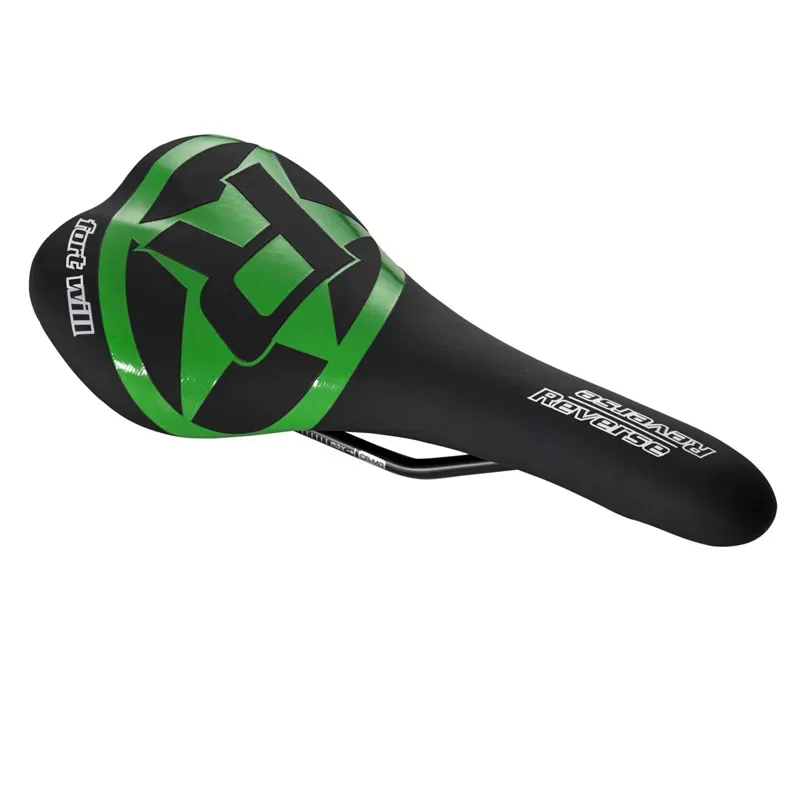 Reverse Fort Will Style Saddle in Black/Green