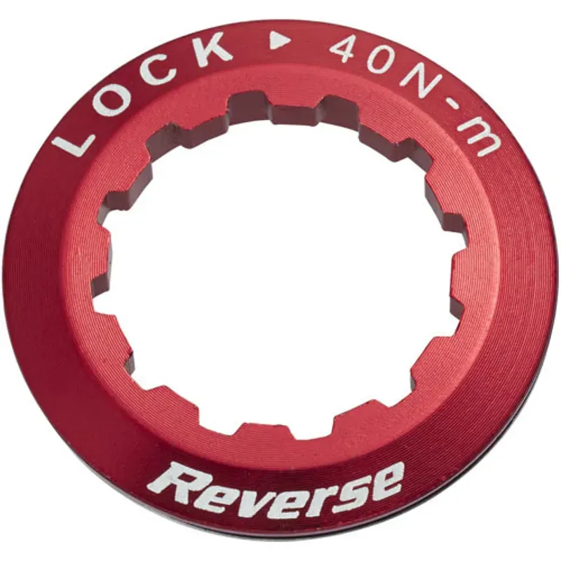 Reverse Cassette Lockring in Red