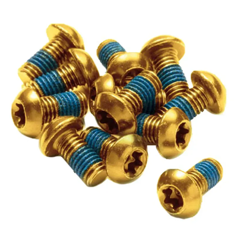 Reverse Disc Rotor M5x10 Bolts in Gold