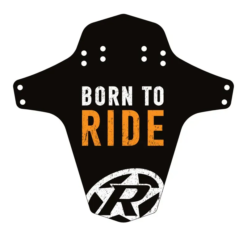 Reverse Born To Ride Mudfender in Black/Fox Orange