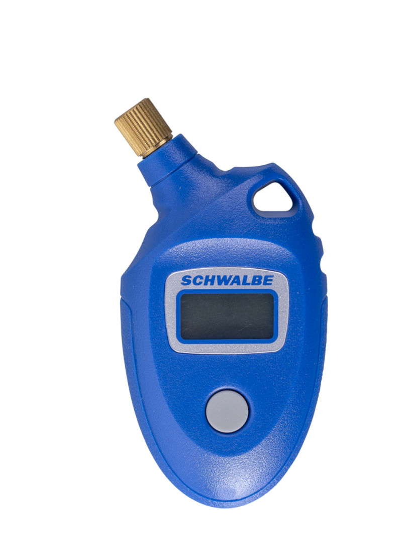 Schwalbe AirMax Pro Digital Pressure Gauge in Blue-1