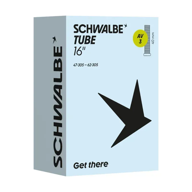 Schwalbe AV3 - 16 X 1.75 - 2.40 Tube - Schrader 40mm