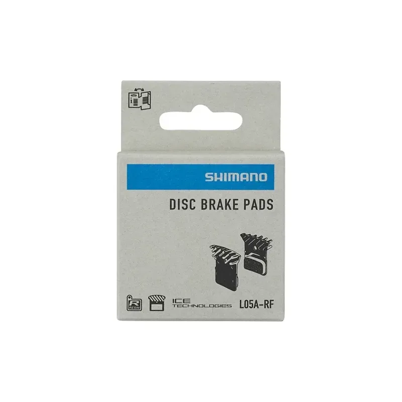 Shimano Spares BP-L05A-RF Resin DB Pad Alloy Back w/ Fin in Black-2