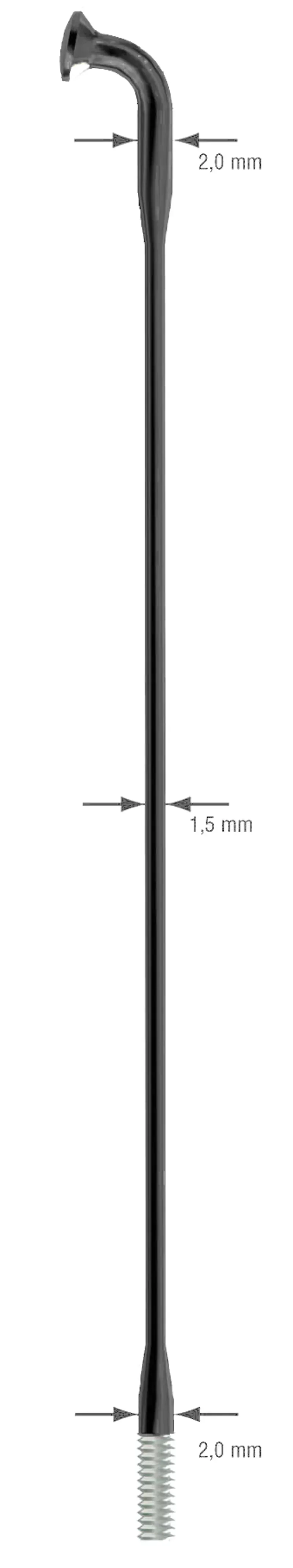 Sapim Laser Spokes in Black