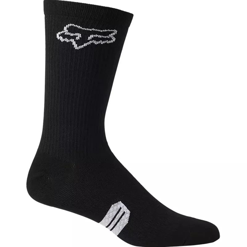 Fox Racing 8 In Ranger Socks in Black