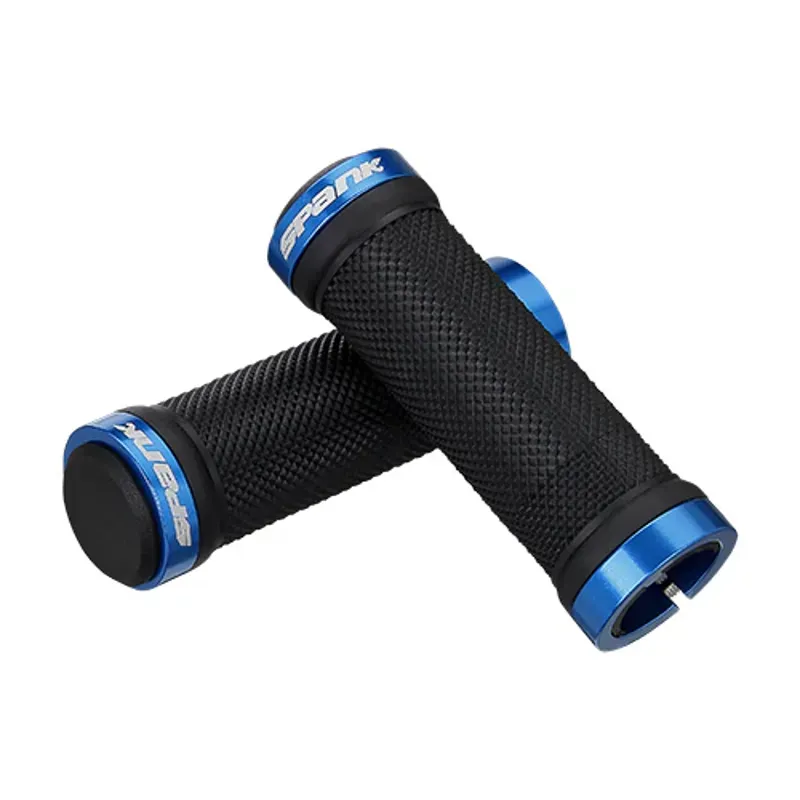 Spank Spoon Grom Grips in Black/Blue