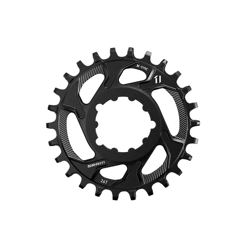 SRAM Chain Ring X-SYNC STEEL 28T Direct Mount 3mm Offset Steel 3.5mm 11 Speed: BLACK 32t-1
