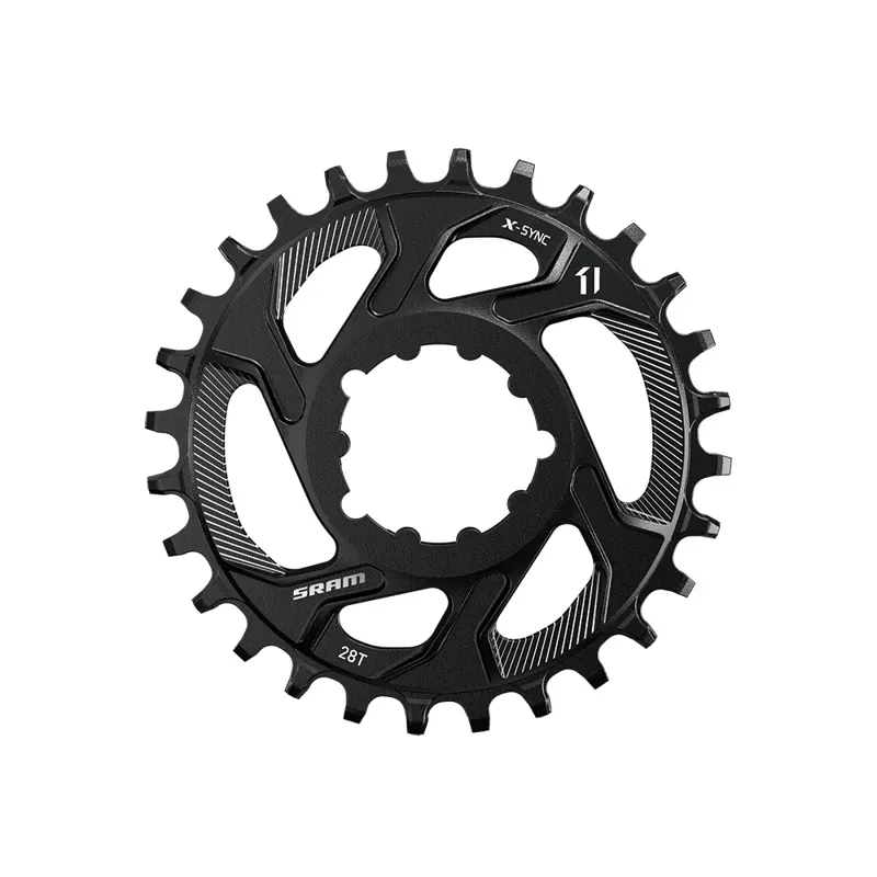 SRAM Chain Ring X-SYNC STEEL 28T Direct Mount 3mm Offset Steel 3.5mm 11 Speed: BLACK 32t-3